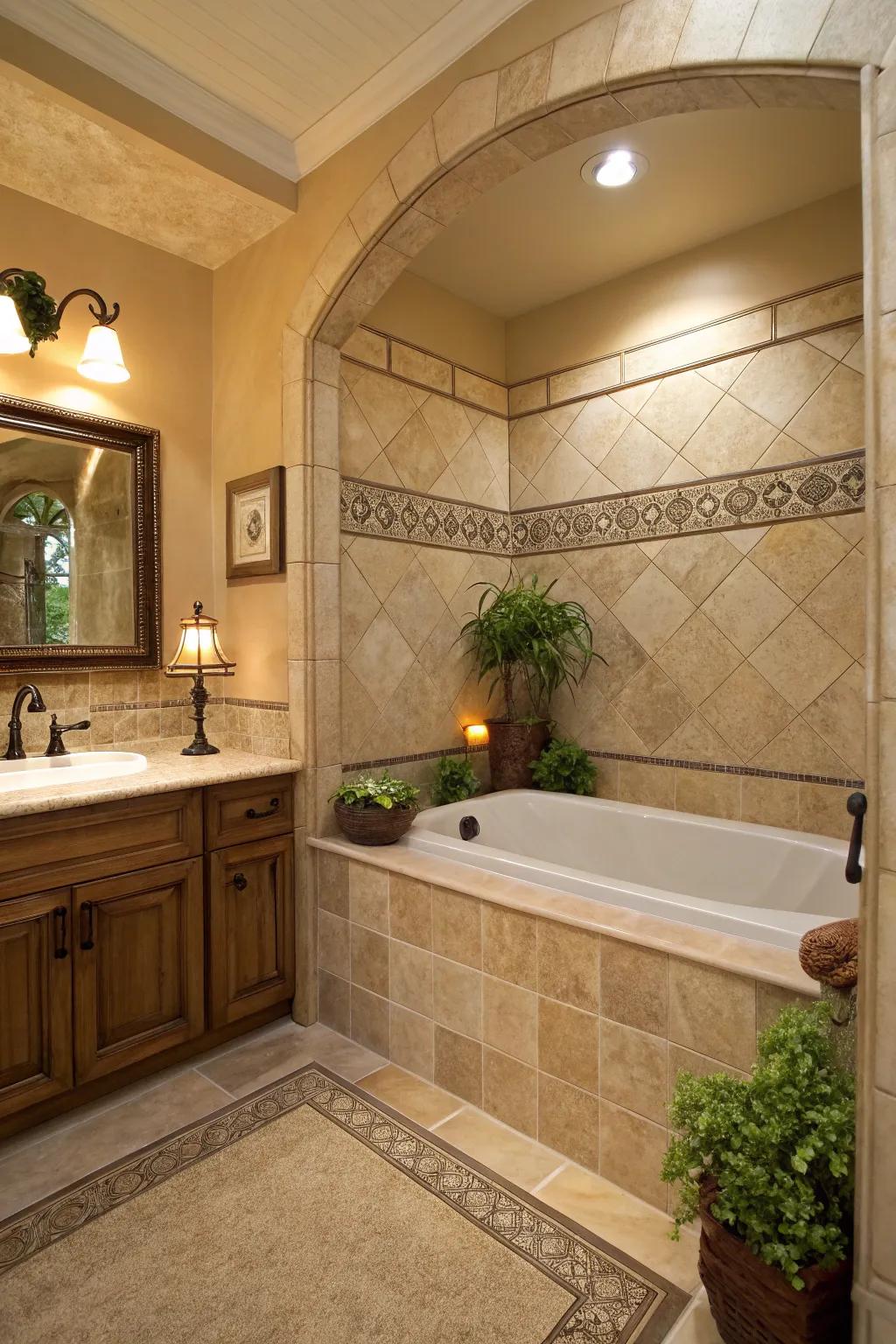 Cultivate a calming retreat through subdued and natural shades.