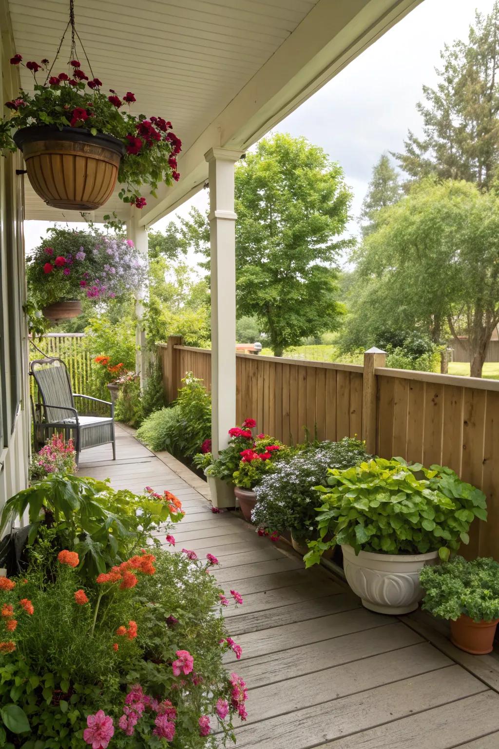 Craft a verdant oasis on your back porch.