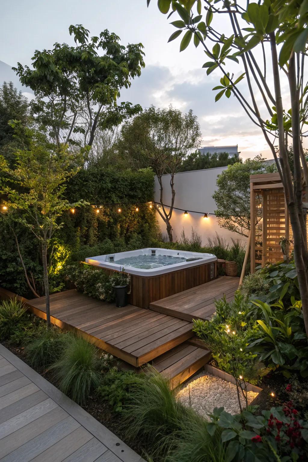 Natural touches can seamlessly merge your deck into the landscape.