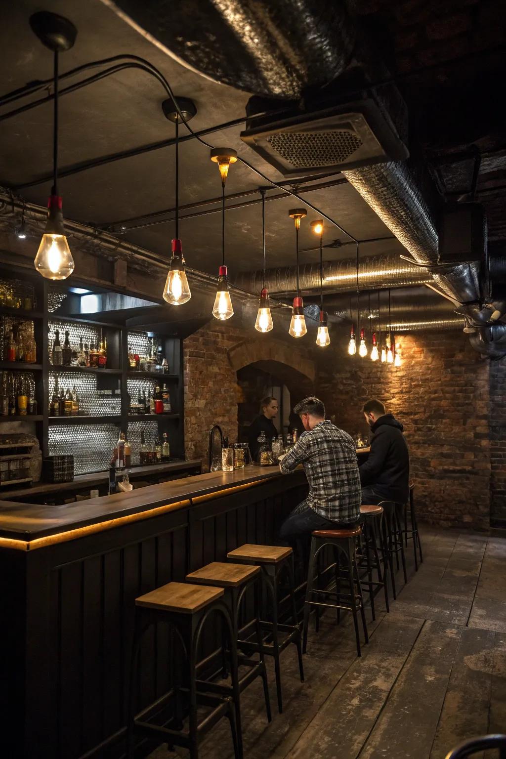 Workshop fixtures add a trendy, urban edge.