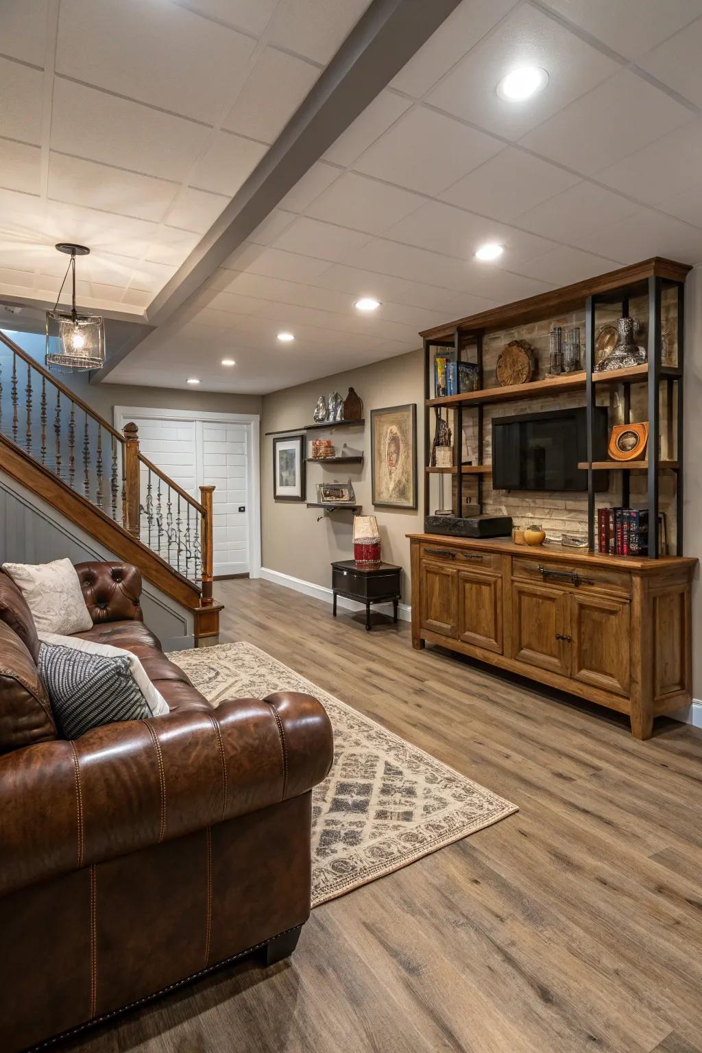 Faux wood brings ageless charm to any space.