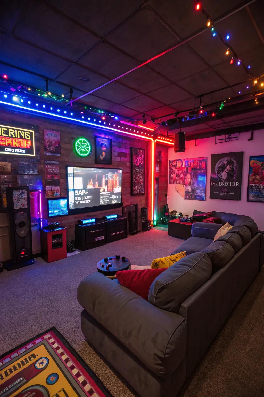 Customize your game room with accents that speak to you.