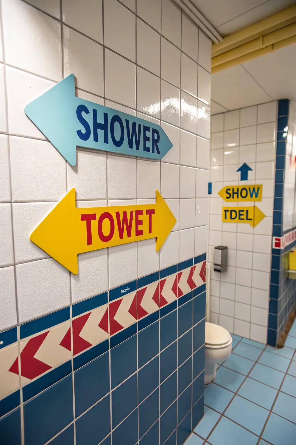 Make finding things fun with playful directional cues.