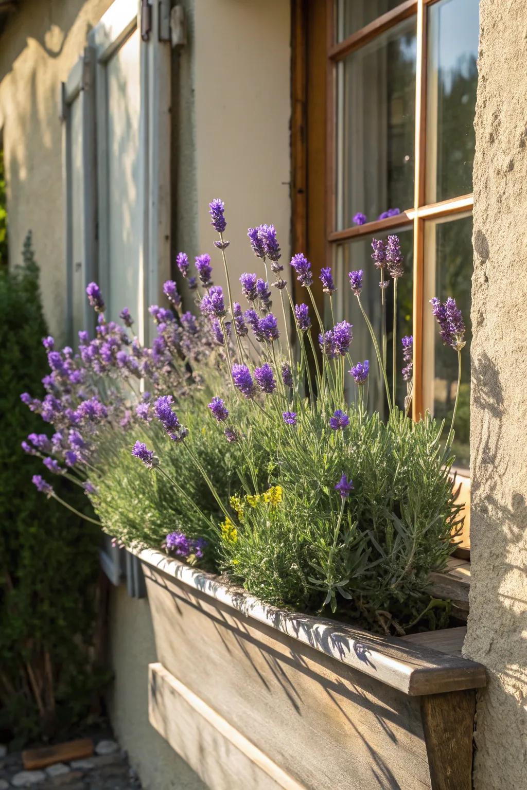 Scented Violets provide both beauty and fragrance.