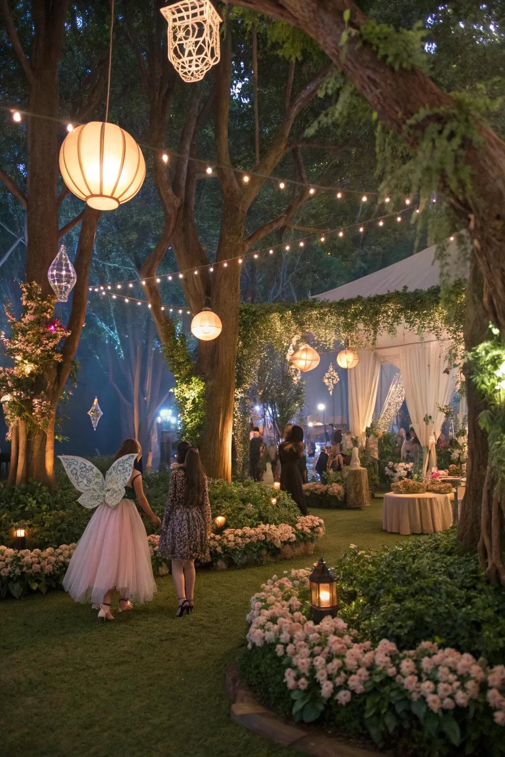 Enter a storybook world with an enchanted forest party.