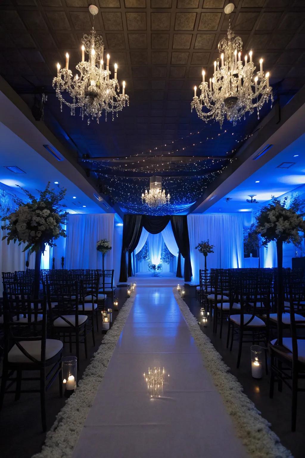 Use lighting to transform your venue into a magical space.