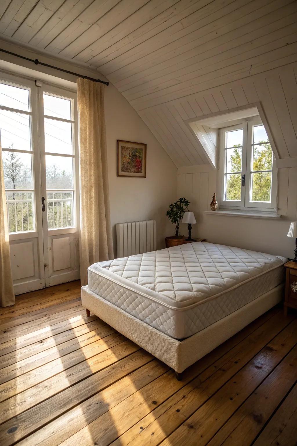 Nature-inspired beauty with wood and light taking center stage.