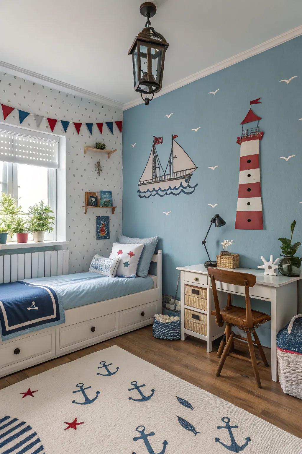 Cerulean crafts a serene and adventurous setting.