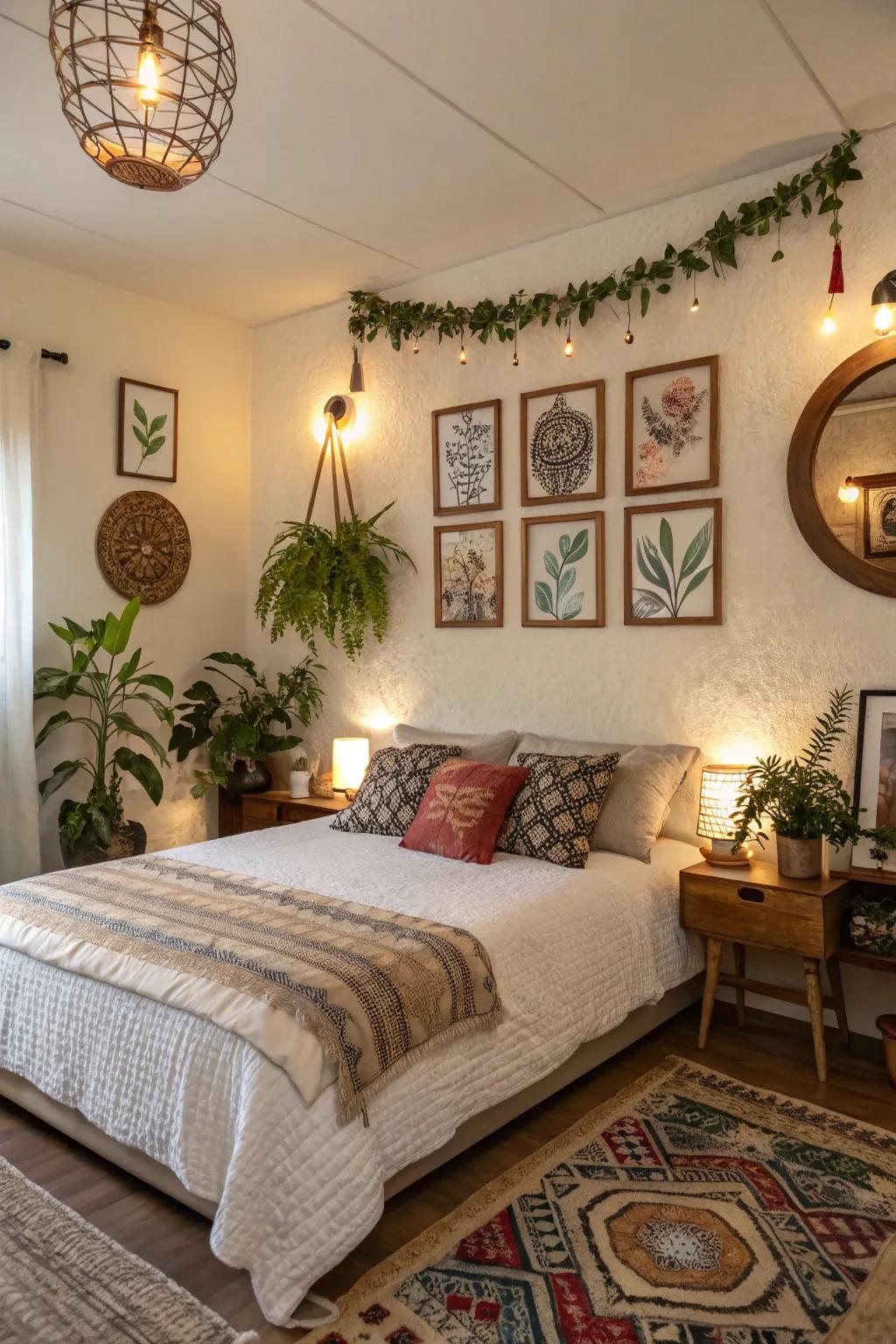 Personal touches with ornamental features.