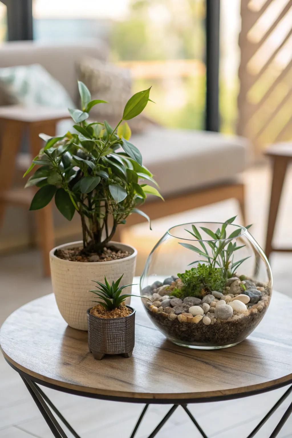 Verdancy ushers an aspect of nature indoors.
