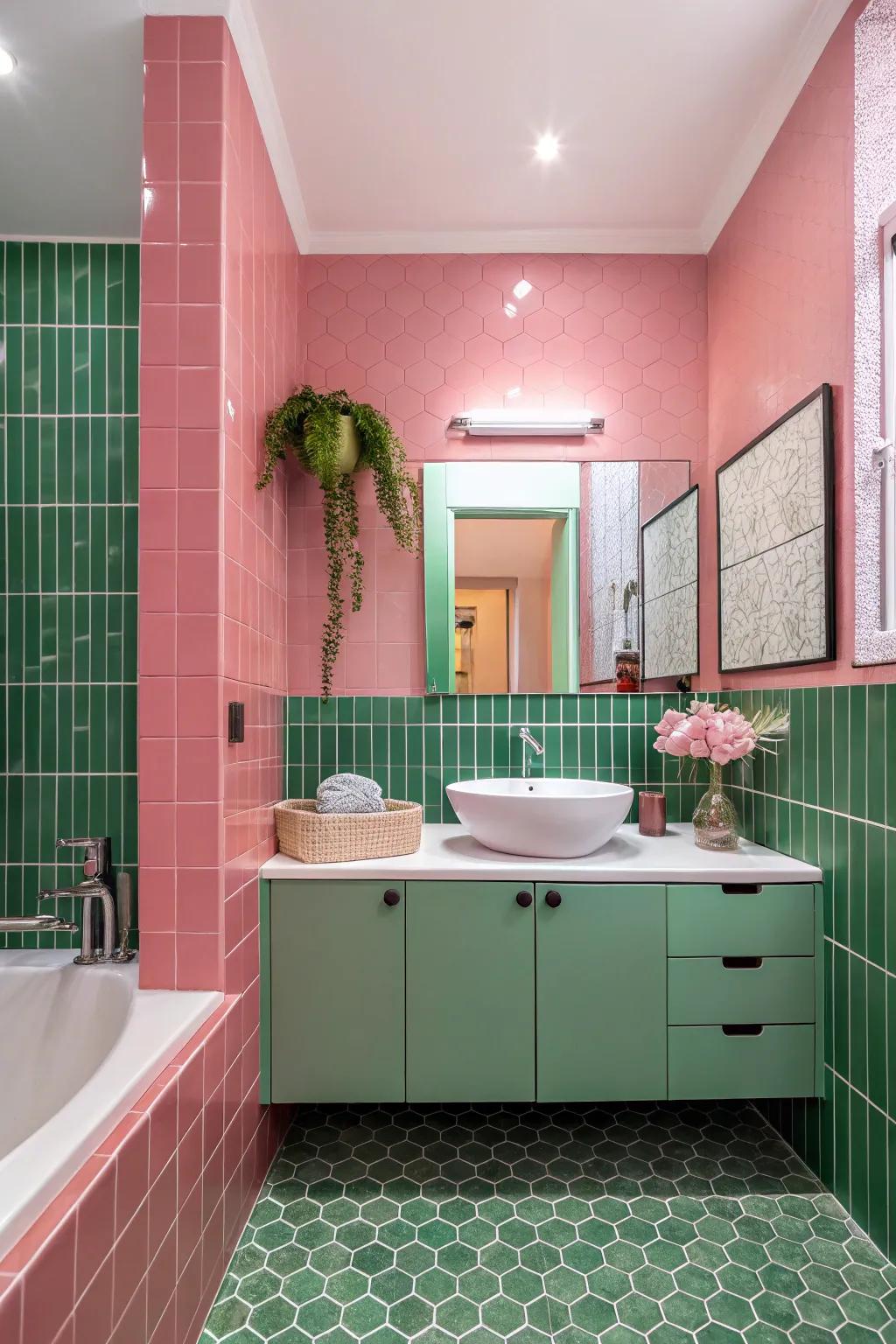 Colors that provide both contrast and coordination.