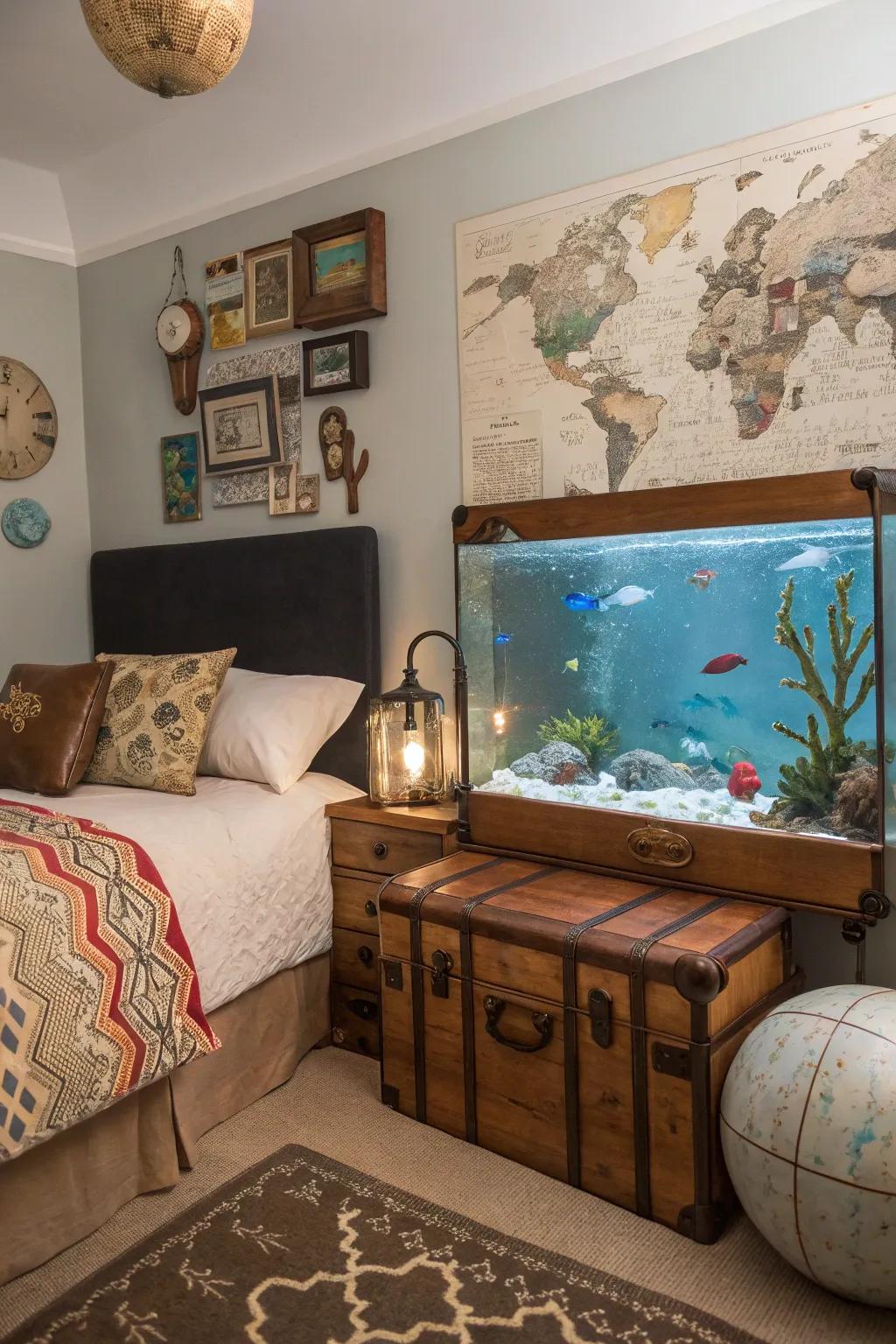 A themed design shows personal passions and gives uniqueness.