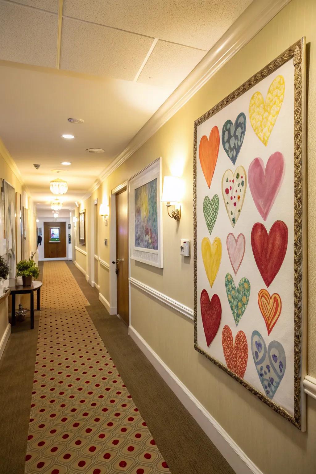 Heart images add a touch of love and warmth to your home.