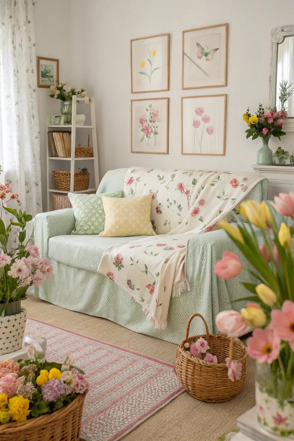 Seasonal wraps help refresh your space all year round.