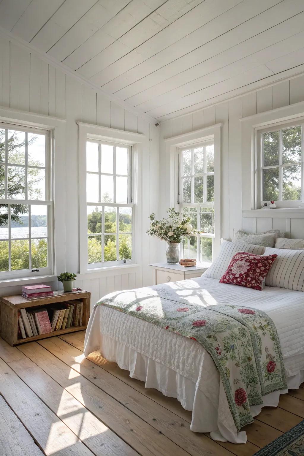 Natural light fosters a spacious and inviting ambiance.