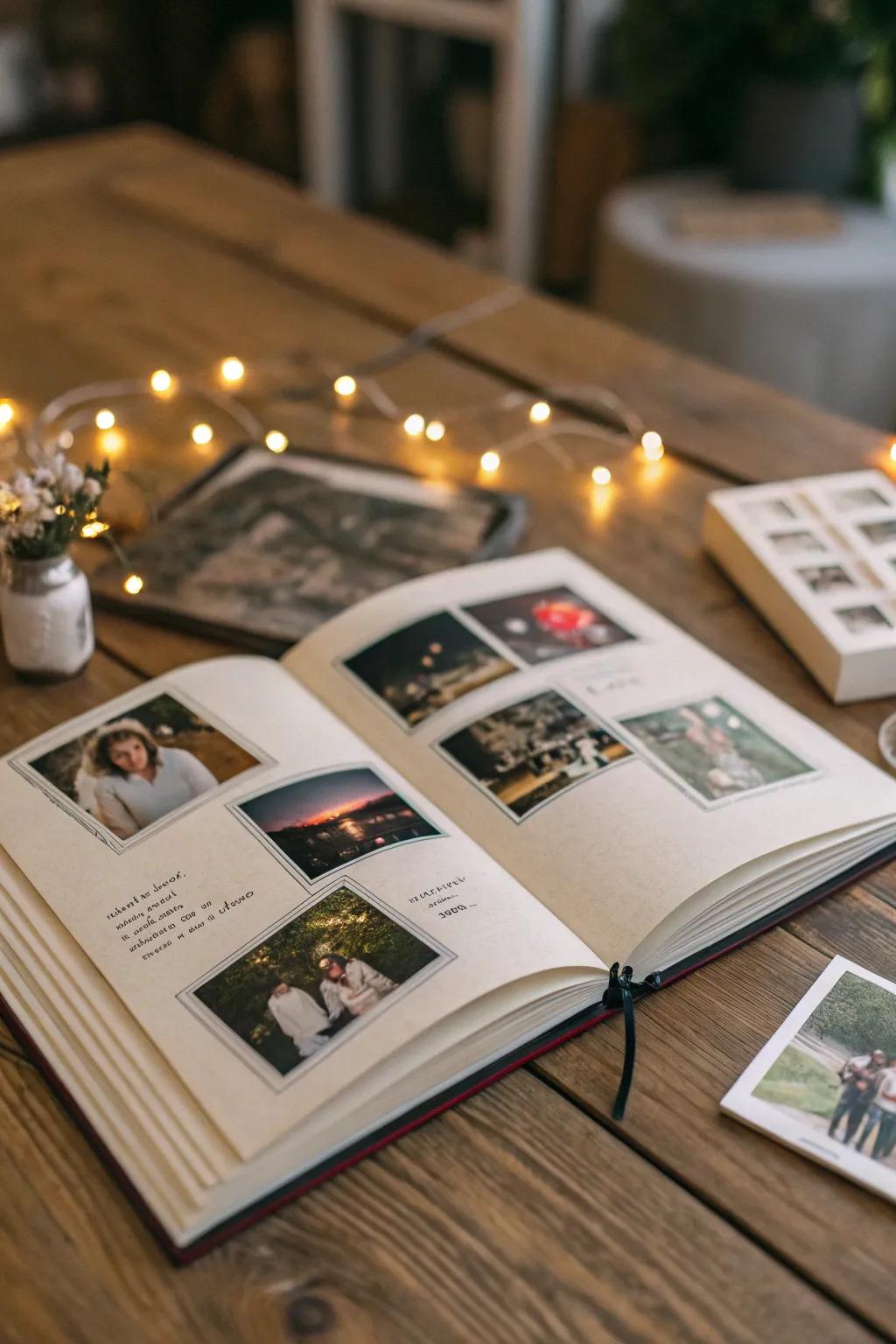 A 'We Belong Together' album filled with treasured memories and photos.