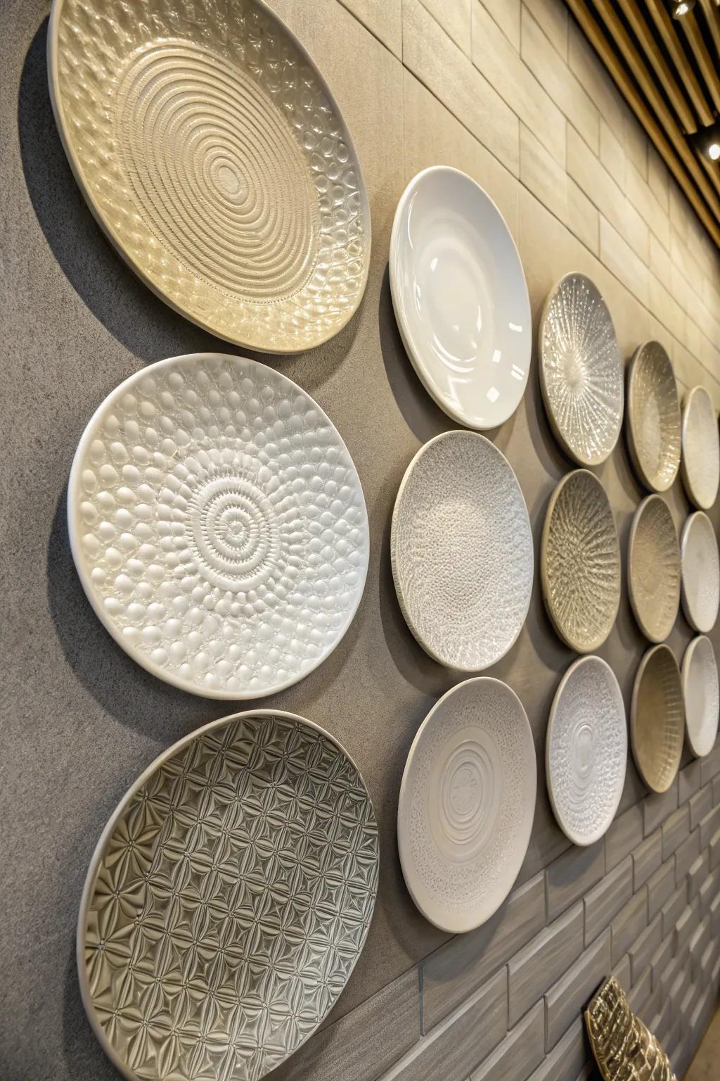 Intermix of tactile and uniform dishes imparts profundity and fascination.