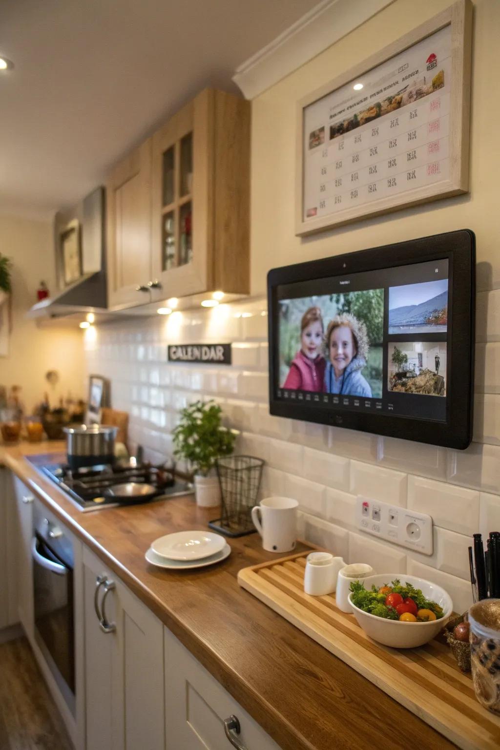 A digital display that's as organized as it is enjoyable.