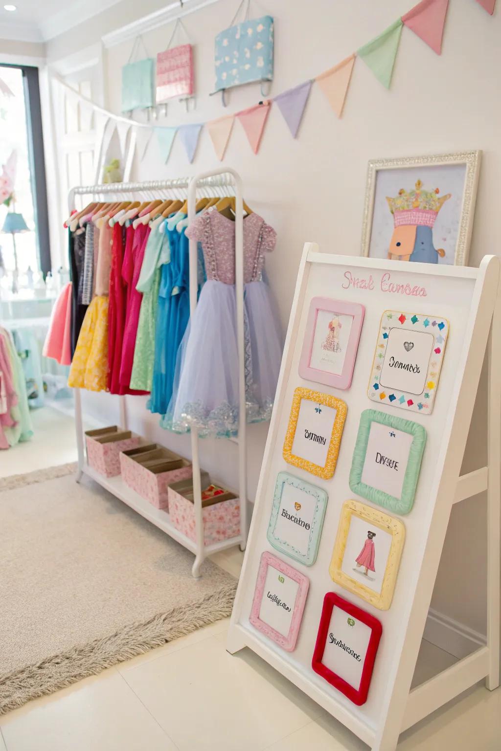 Fun decorations turn organization into an art form.