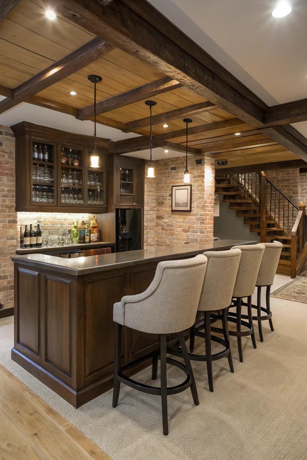 Comfortable seating invites guests to stay longer.