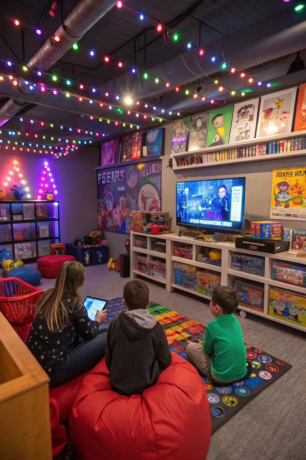 Unite the family with a lively play zone.