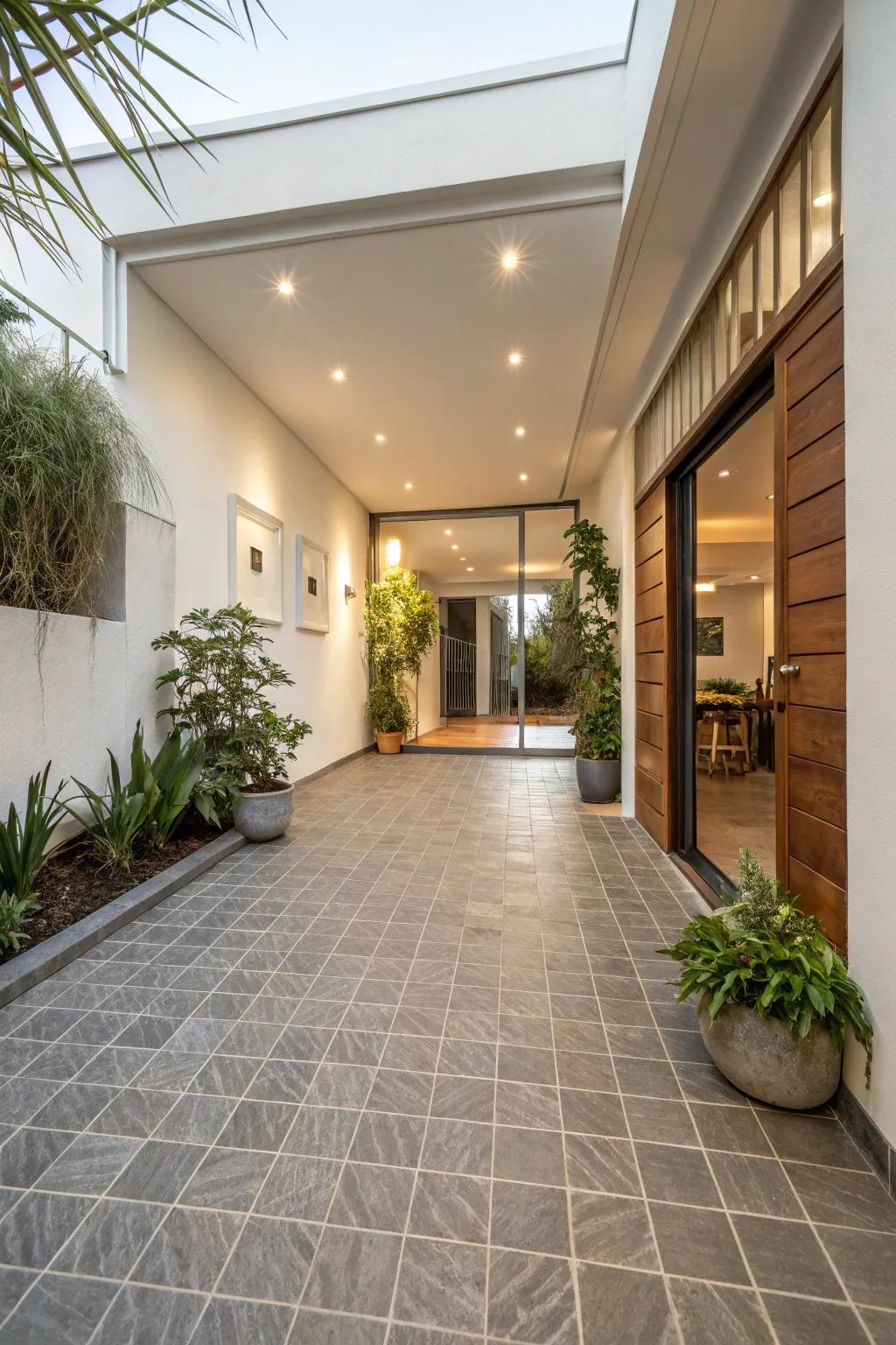 Forge a fluid shift using paired finish selections.