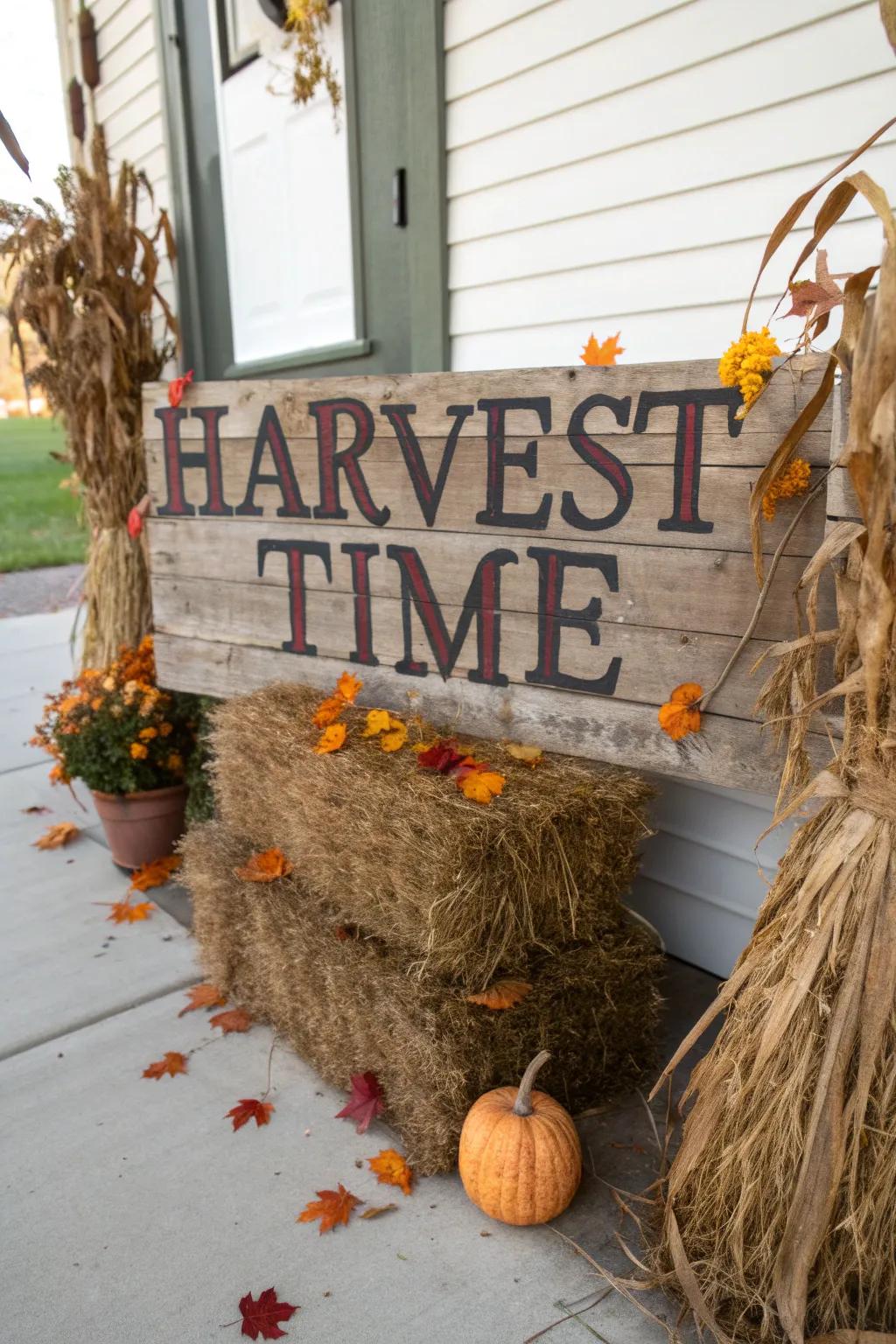 Celebrate the bounty of the season with a harvest-themed marker.