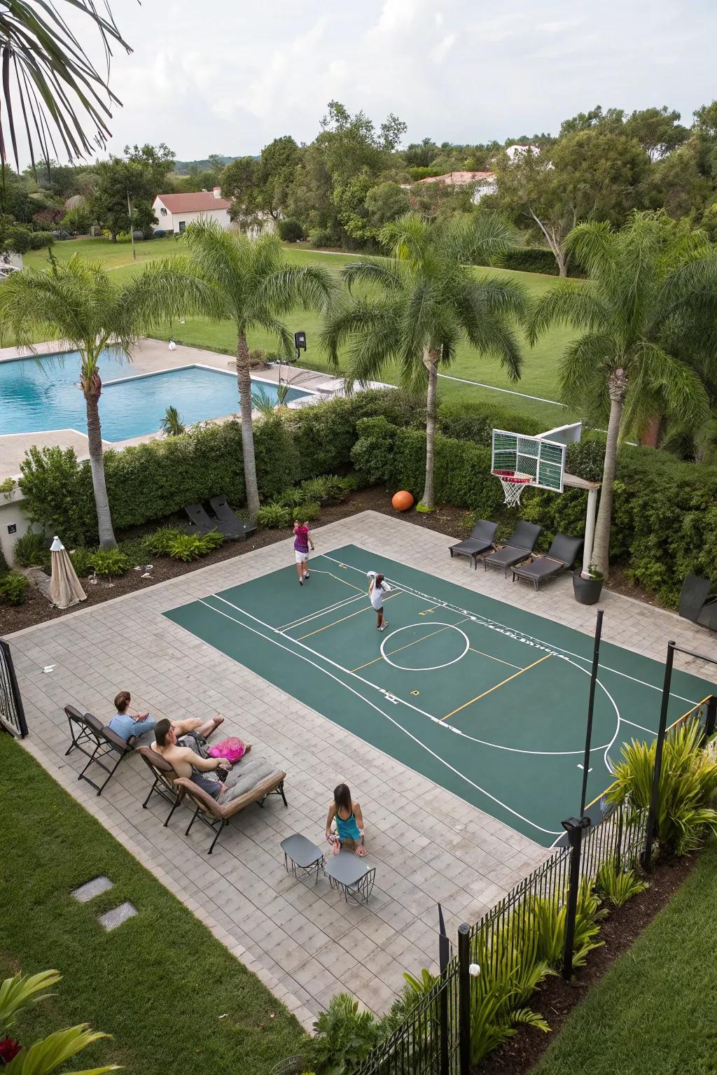 Recreational facilities promoting an active way of life and enjoyment.
