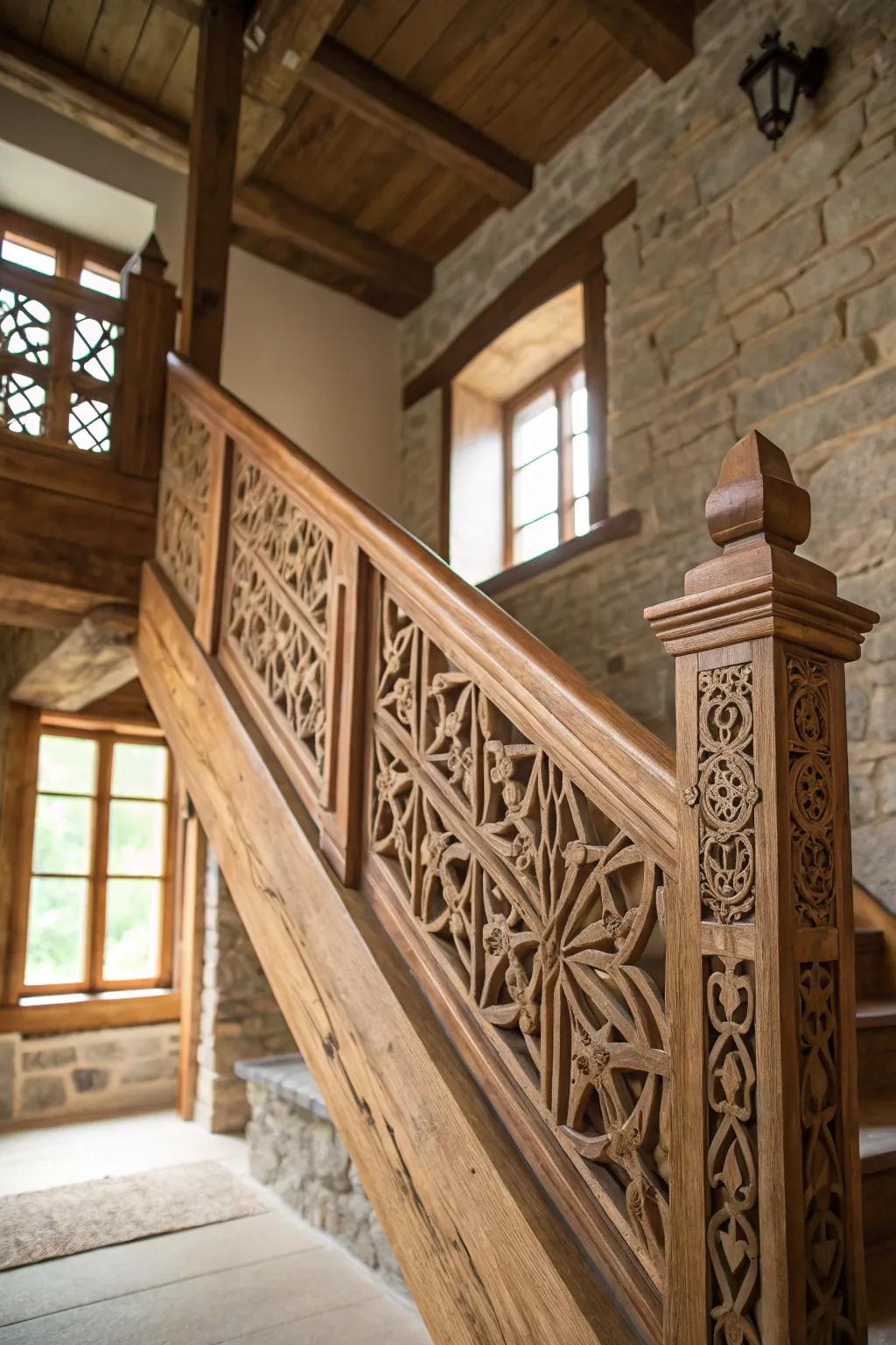 The allure of geometric patterns gives rustic charm a modern upgrade.