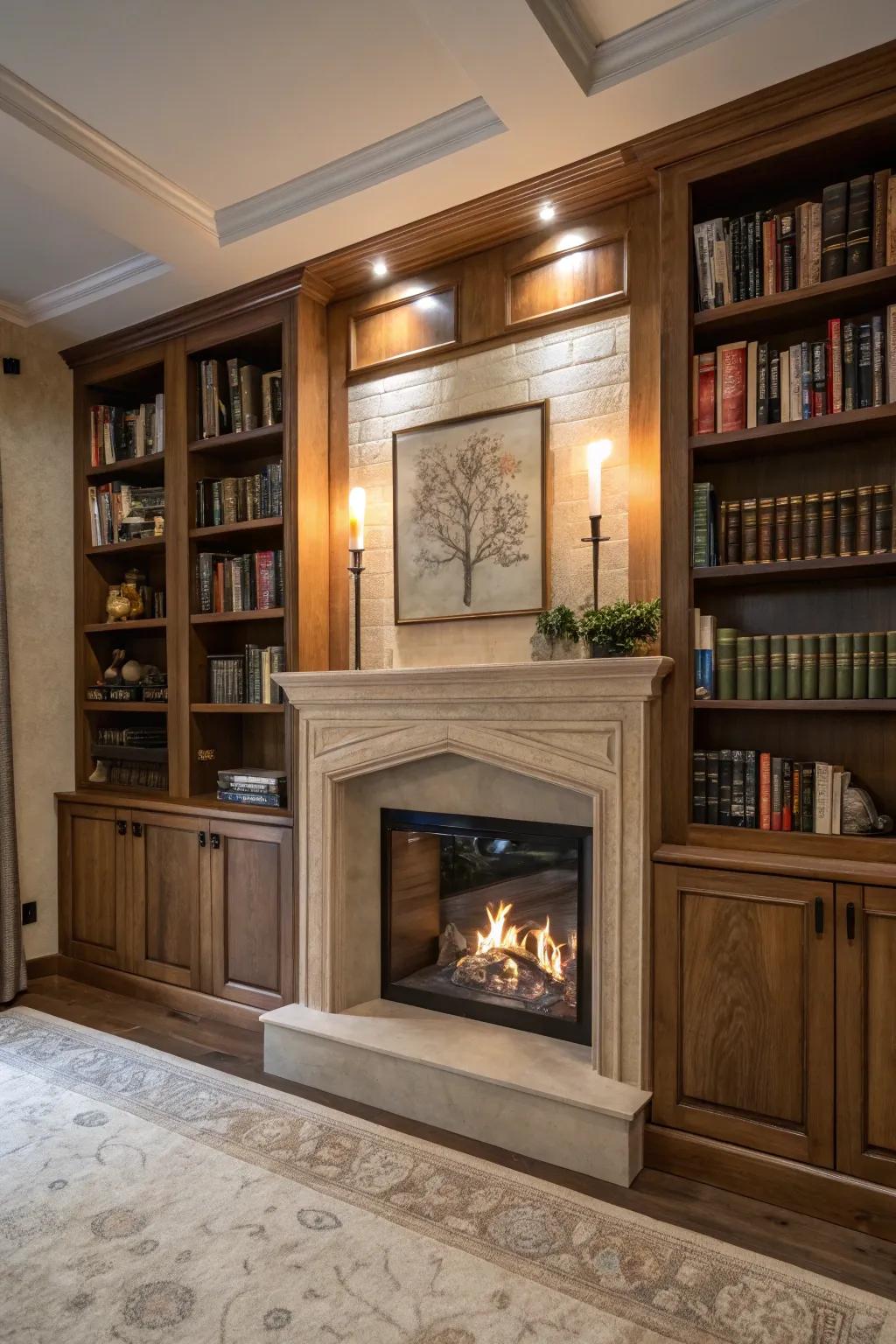 Blend open and closed storage for practicality and visual appeal.