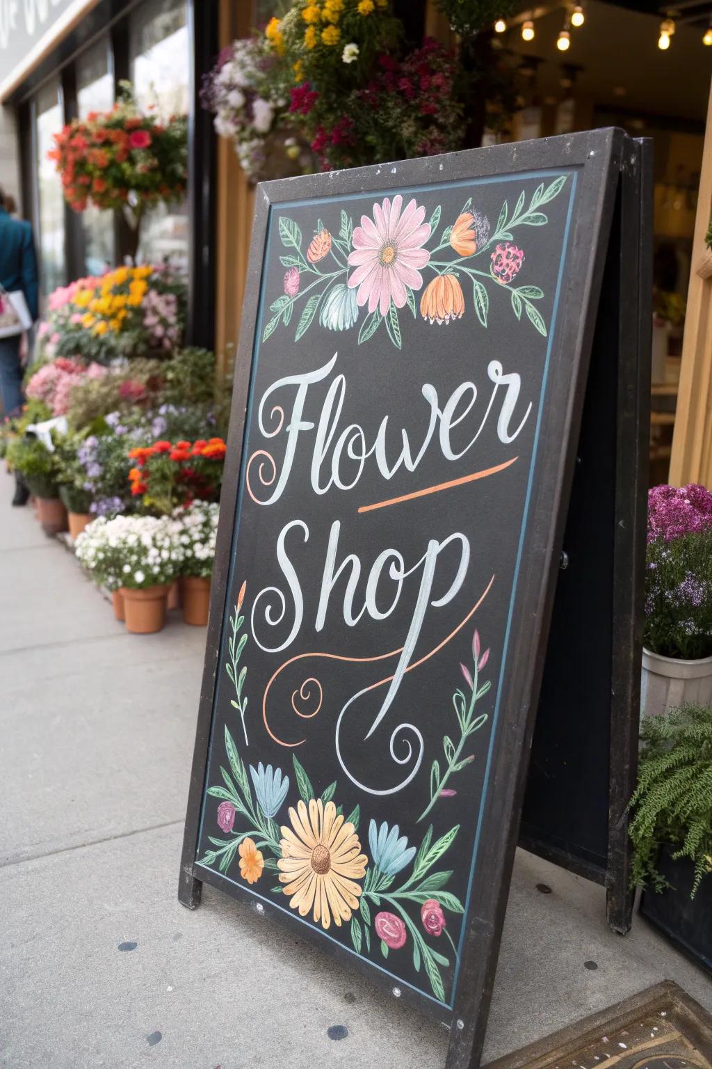 Tagline signage that beckons using appeal and promise