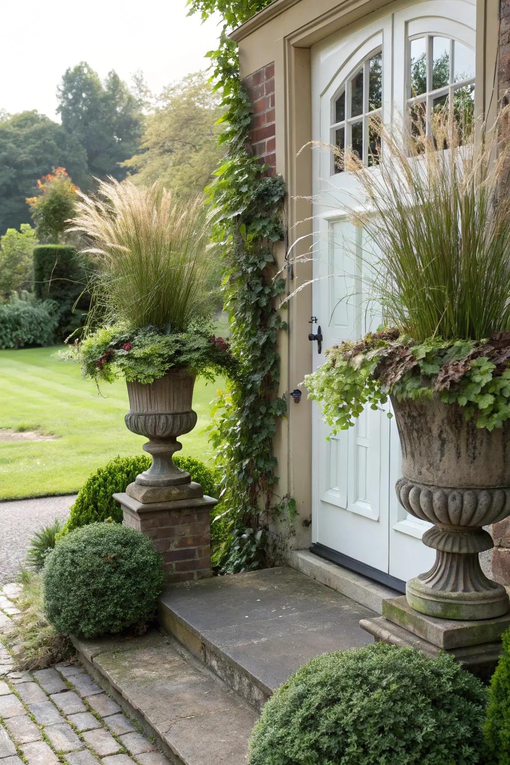 Varying heights can help you achieve a dynamic, eye-catching arrangement.