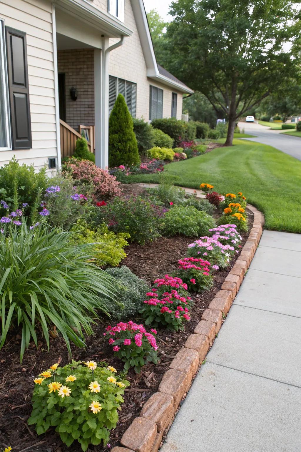 Ground covering enhances visual appeal and reduces maintenance burdens.