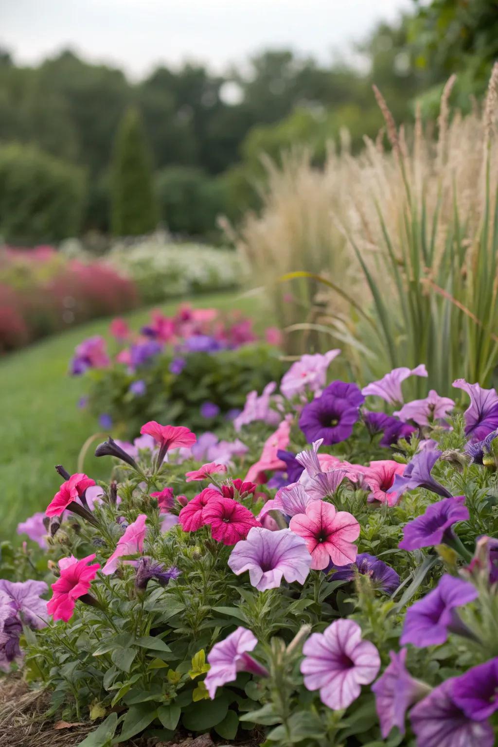 Craft depth effects through layered flora elevations across your flower gardens.
