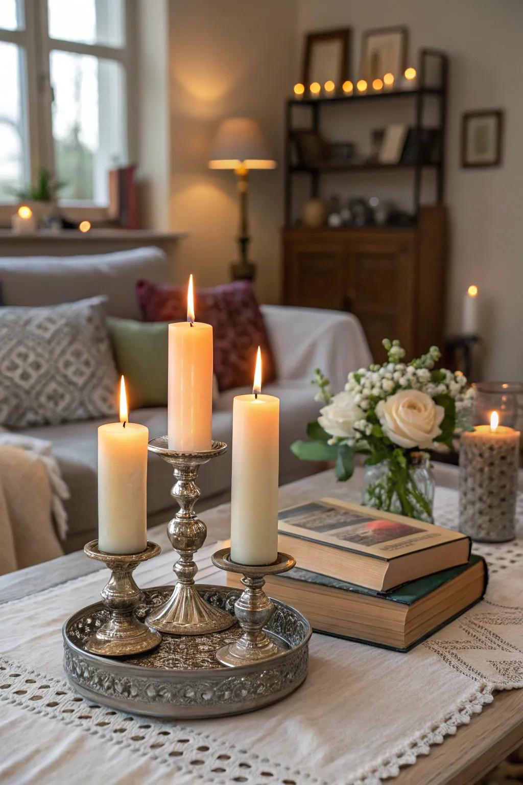 Cultivate a serene atmosphere with these stunningly crafted wax lights.