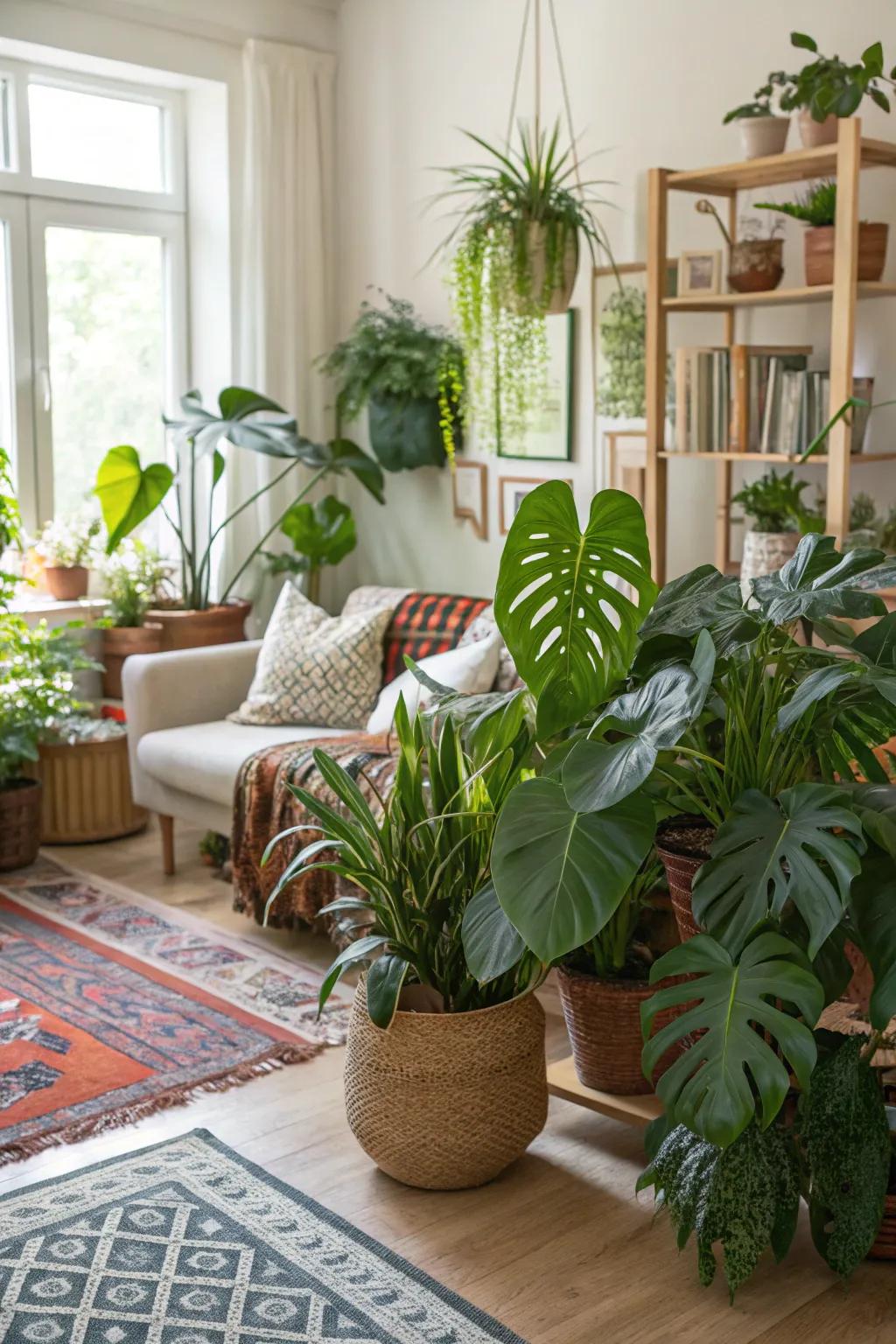 Houseplants add vibrant life and dimension to your space.