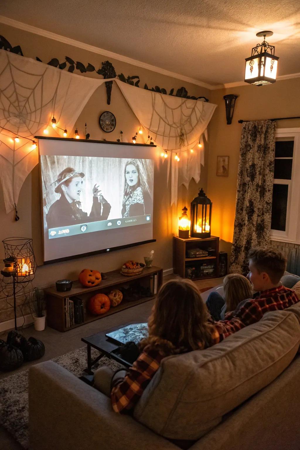 Unwind with a traditional monster movie marathon.