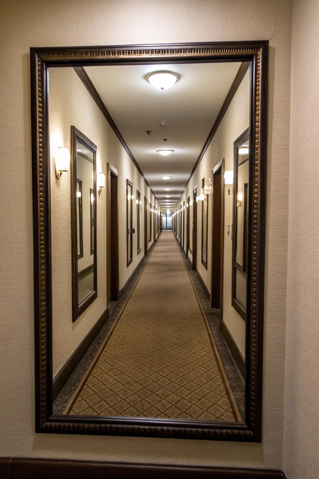 Paired mirrors amplify symmetry and style.