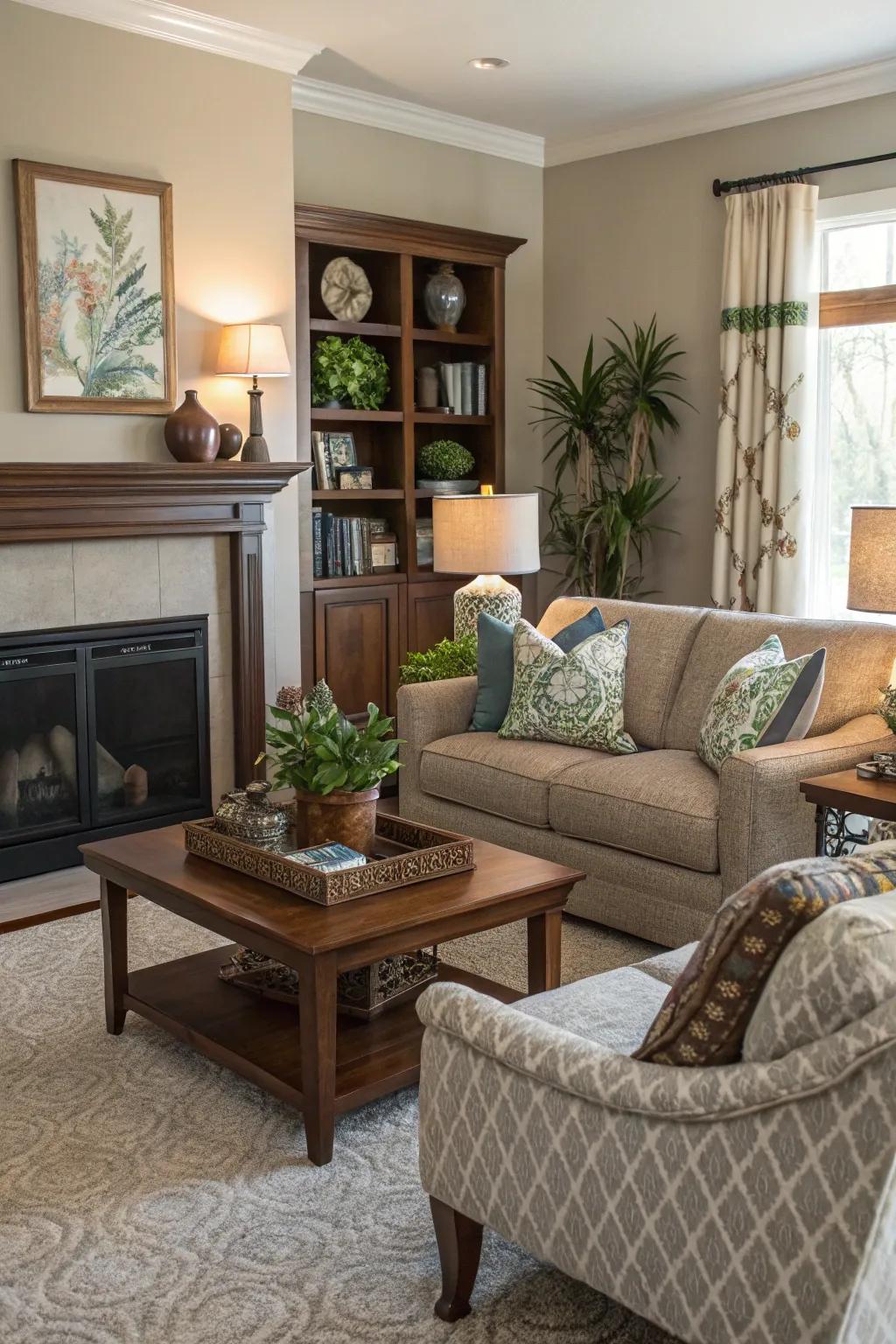 Refresh your space with an updated furniture layout.