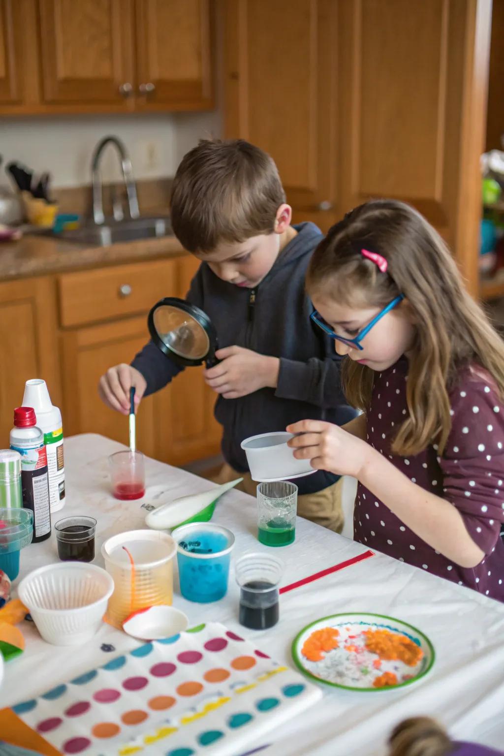 Scientific trials at home turn learning into hands-on enjoyment.