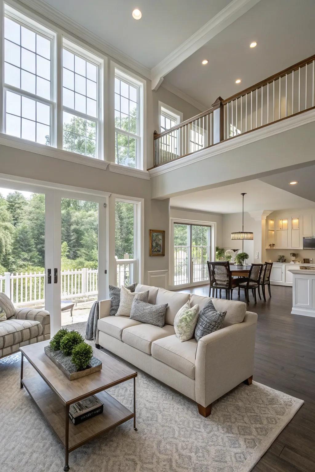 Achieve a consistent appearance throughout your house with a neutral color palette.