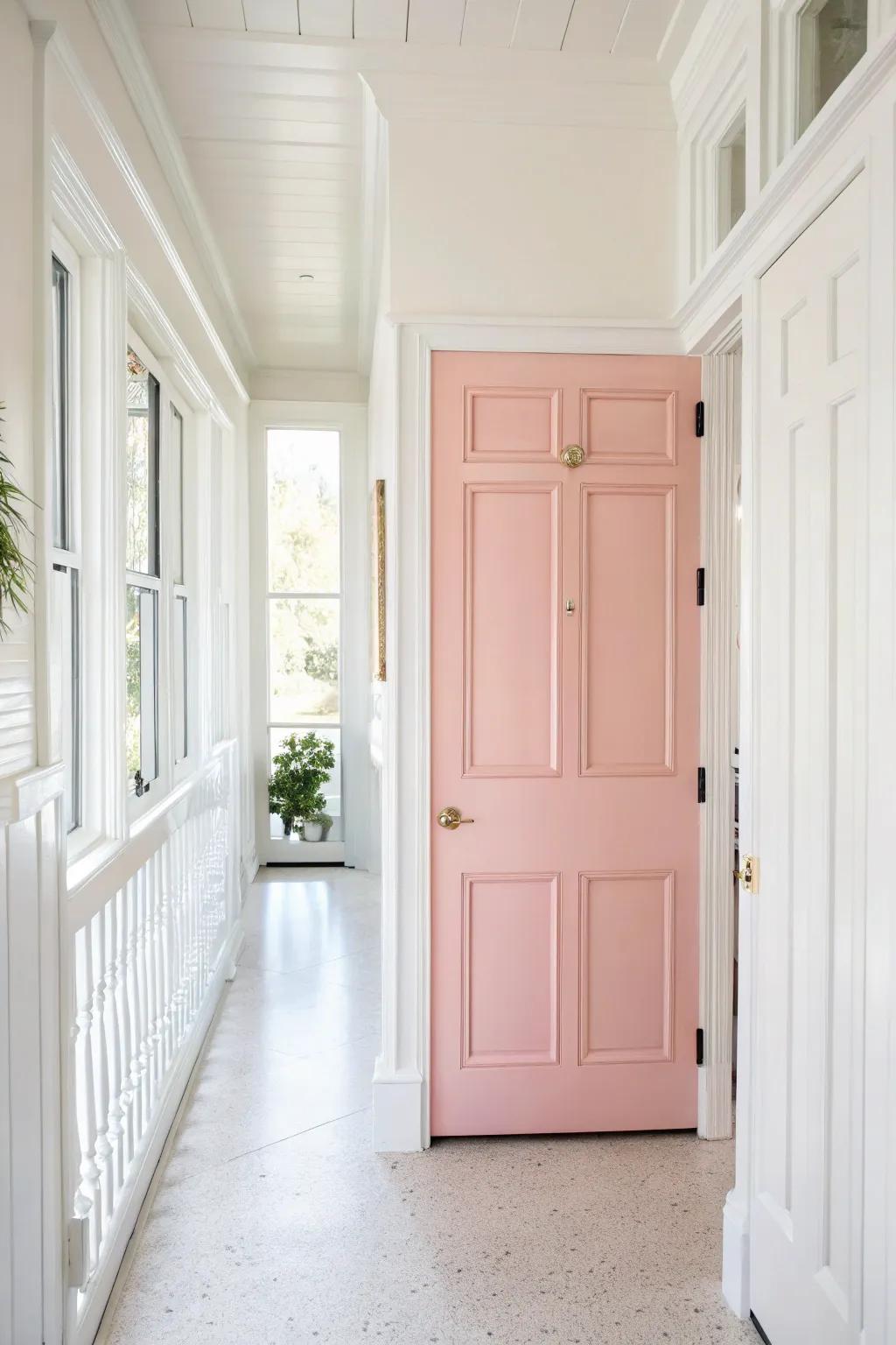 Tinted doors adding a gentle, playful detail.