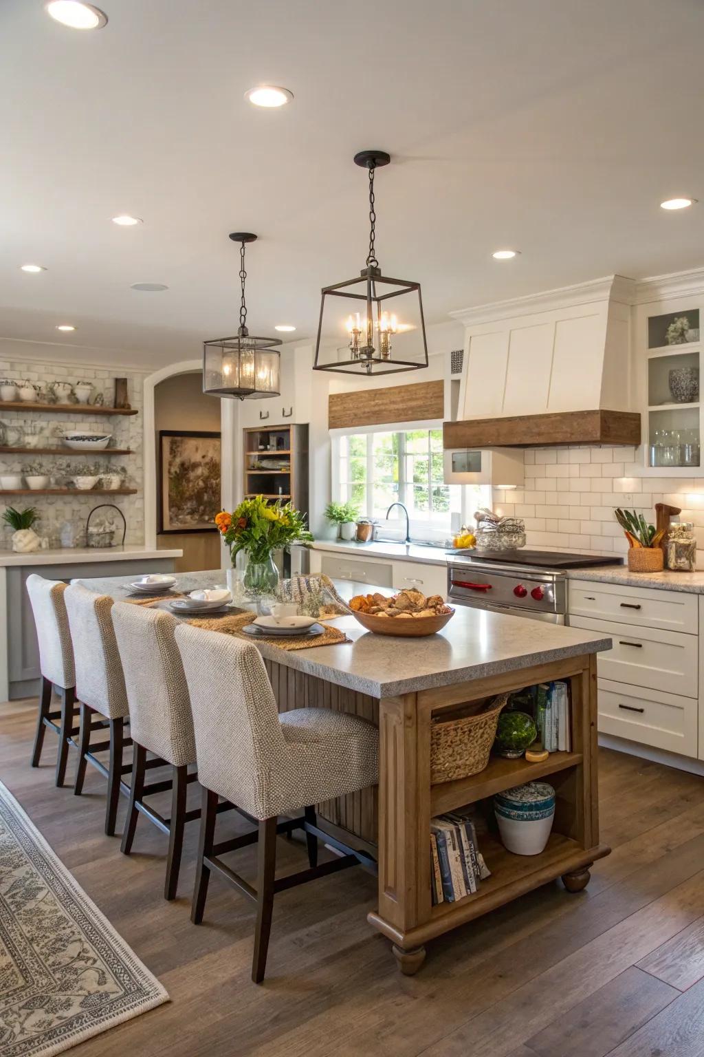 A family-oriented layout that brings everyone together.