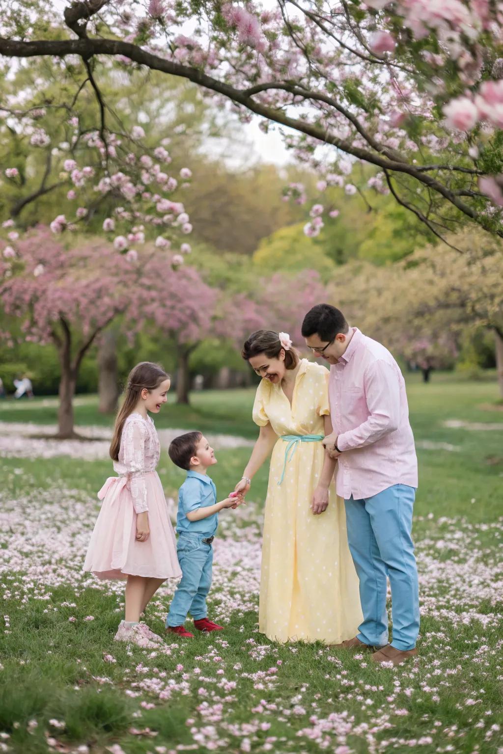 Pastels deliver a revitalizing and airy feel to springtime settings.