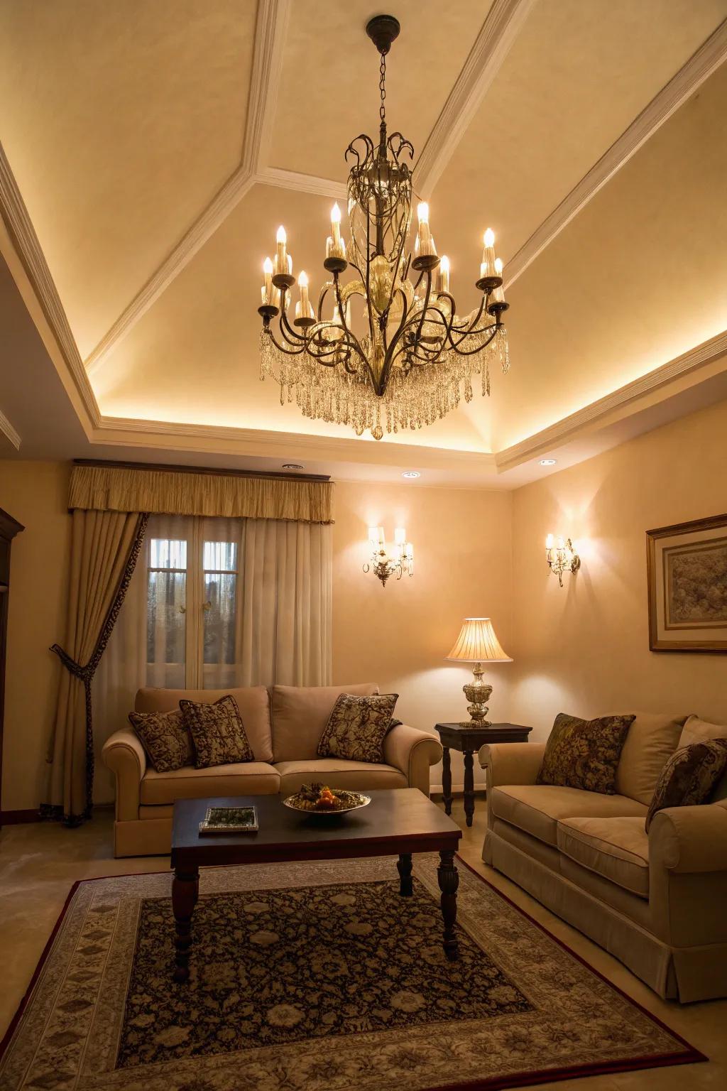 Candelabras don't need to be extravagant to create an impact.