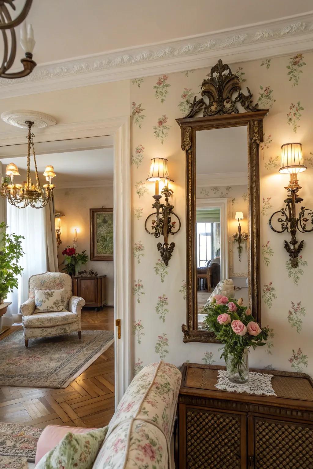 Retro sconces contribute enduring elegance to your home.