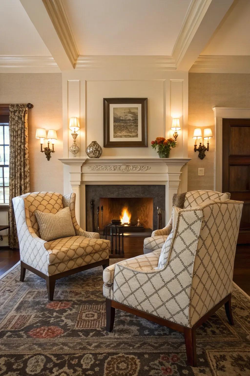 Symmetrical arrangements cultivate balance within your living quarters.