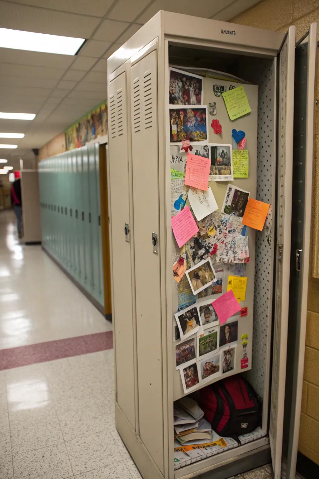 Treasure memories and notes by using fasteners and a board.