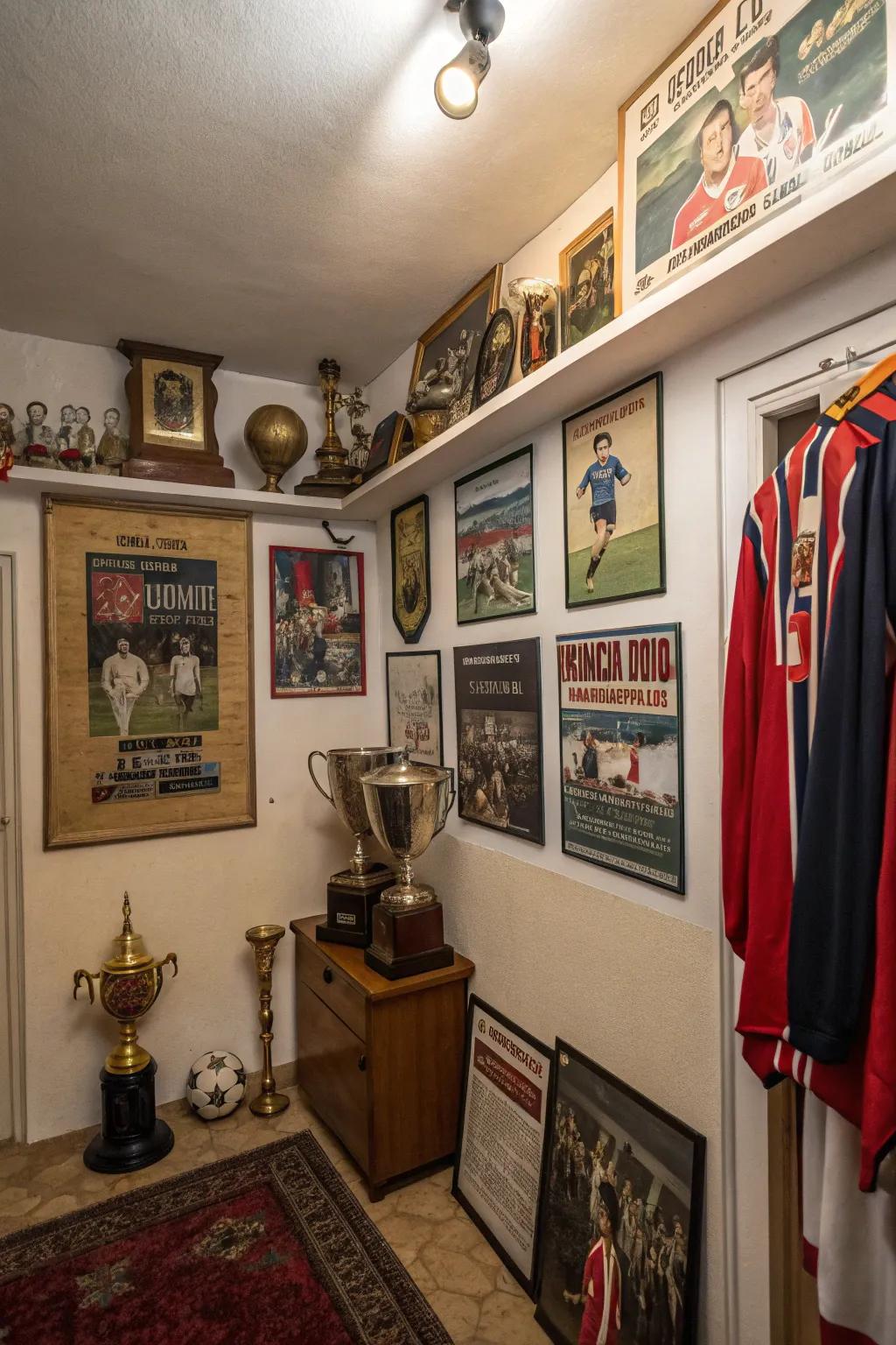 Themed decor provides a distinctive personal touch to your man cave.
