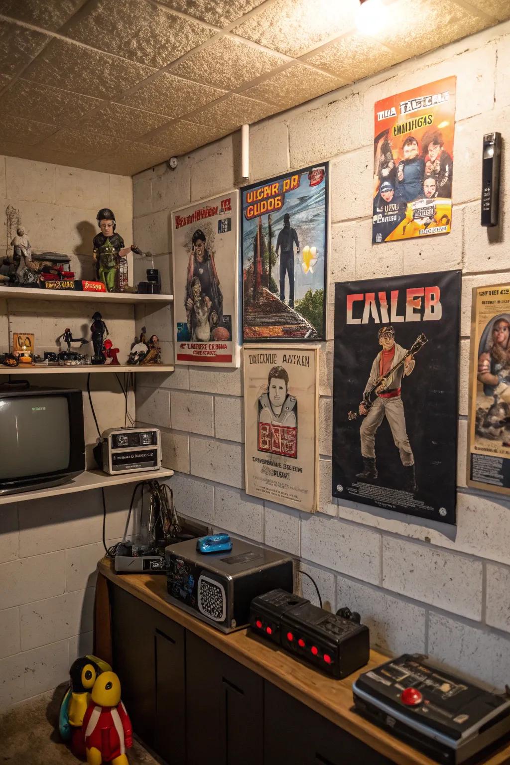 Showcase your interests through themed decor.